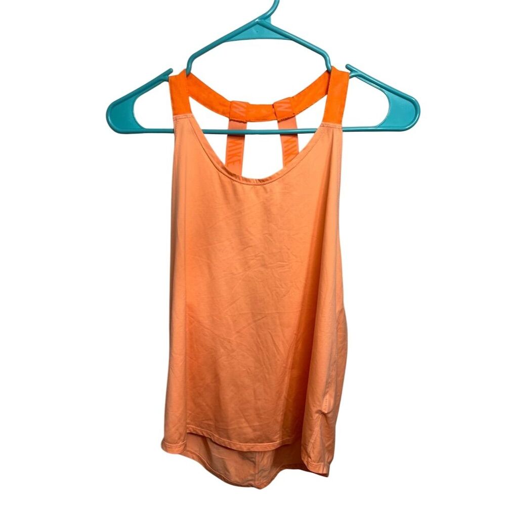 Nike Women's Orange Dri-FIT Athletic Tank Top Size M Sleeveless